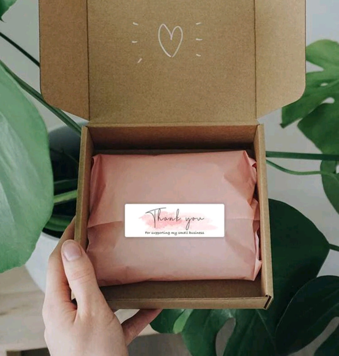 Thank you for supporting my small business stickers (120)