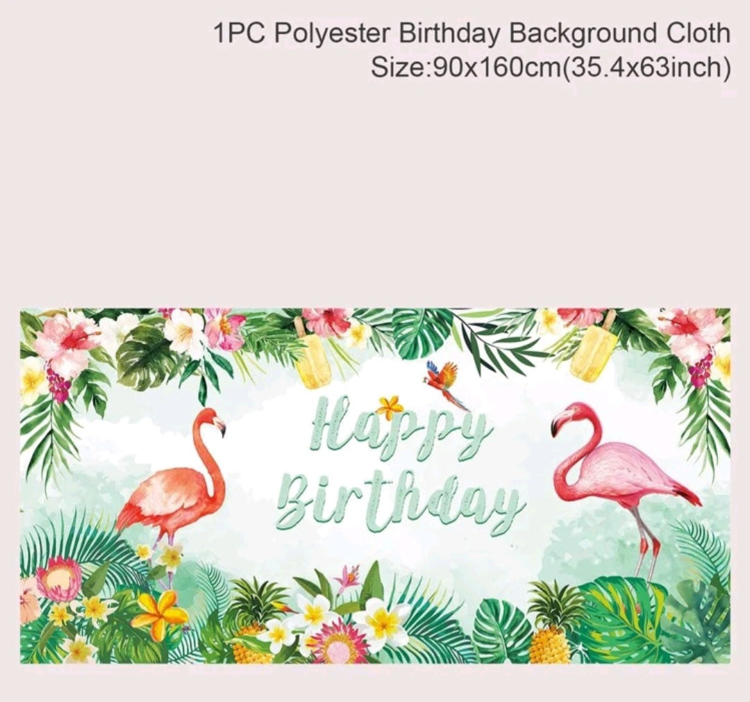 Flamingo Backdrop 500038