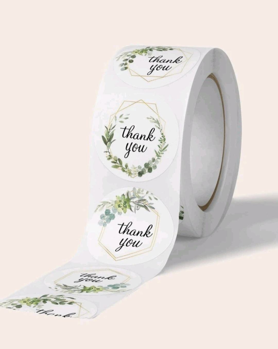 Thank You stickers Eucalyptus