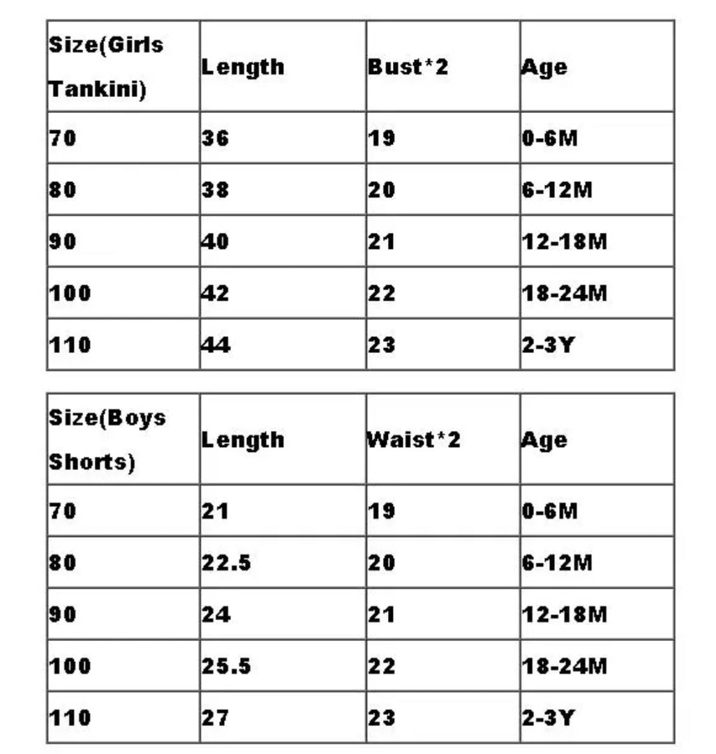 Hawaii Swimsuit (Also Available in Boys Swimwear)