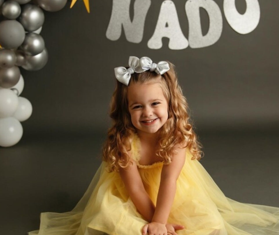 Pale Yellow Tulle Dress
