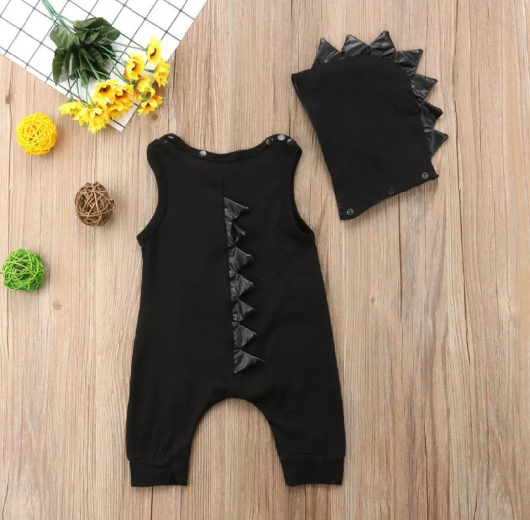 Black Dino Jumpsuit