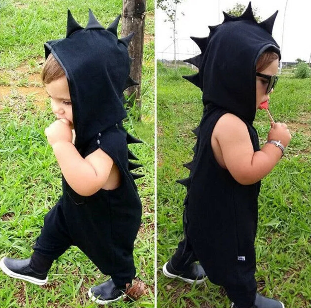 Black Dino Jumpsuit