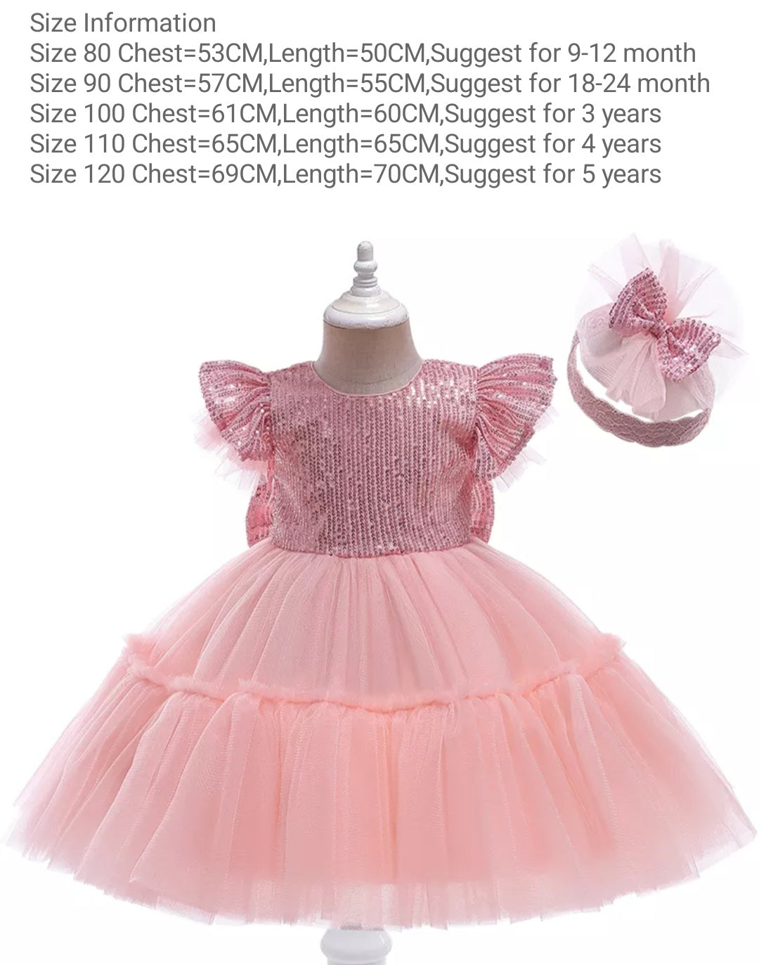 Royal Blue Special Occasions Dress and Headband #1000996