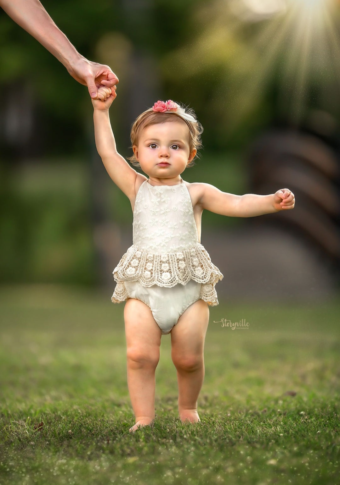 Vintage Lace Boho Romper