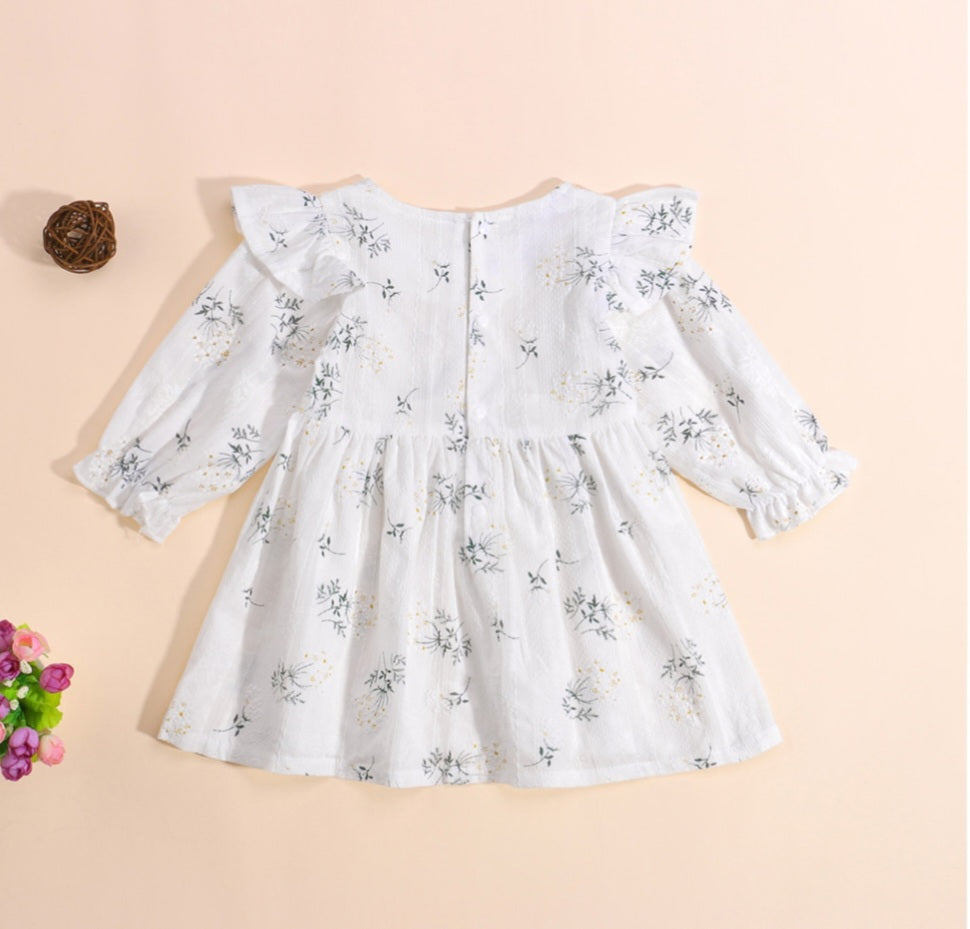 Vintage Floral Lace Dress Also Available in Romper (SIBLING Outfit)