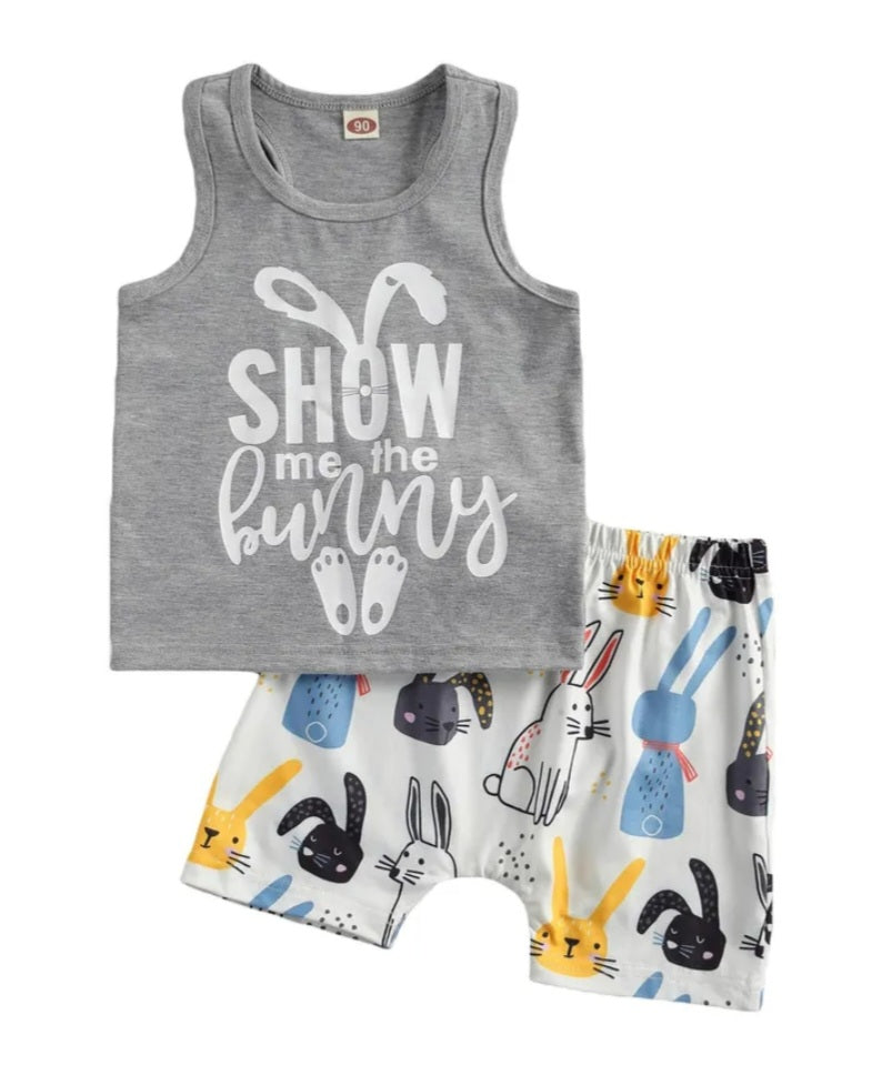 Show Me The Bunny Vest and Shorts