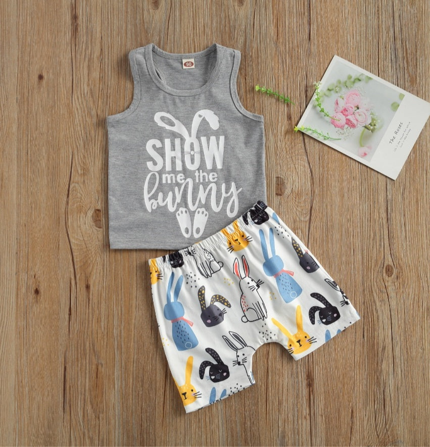 Show Me The Bunny Vest and Shorts