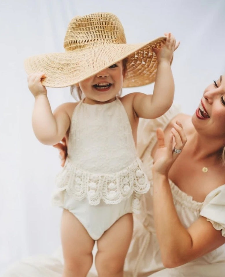 Vintage Lace Boho Romper