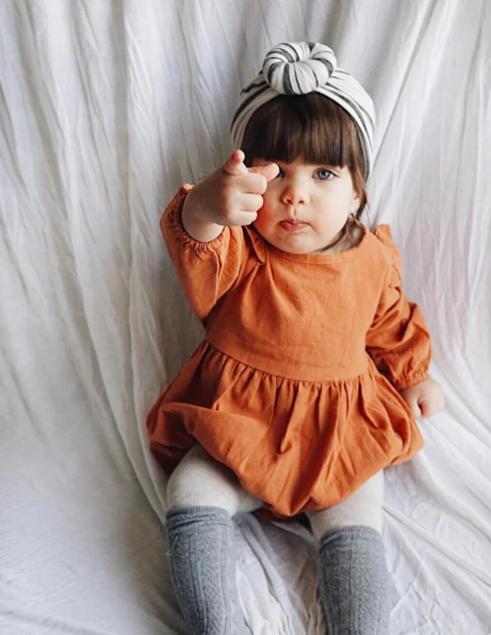 Pumpkin Spice Balloon Romper