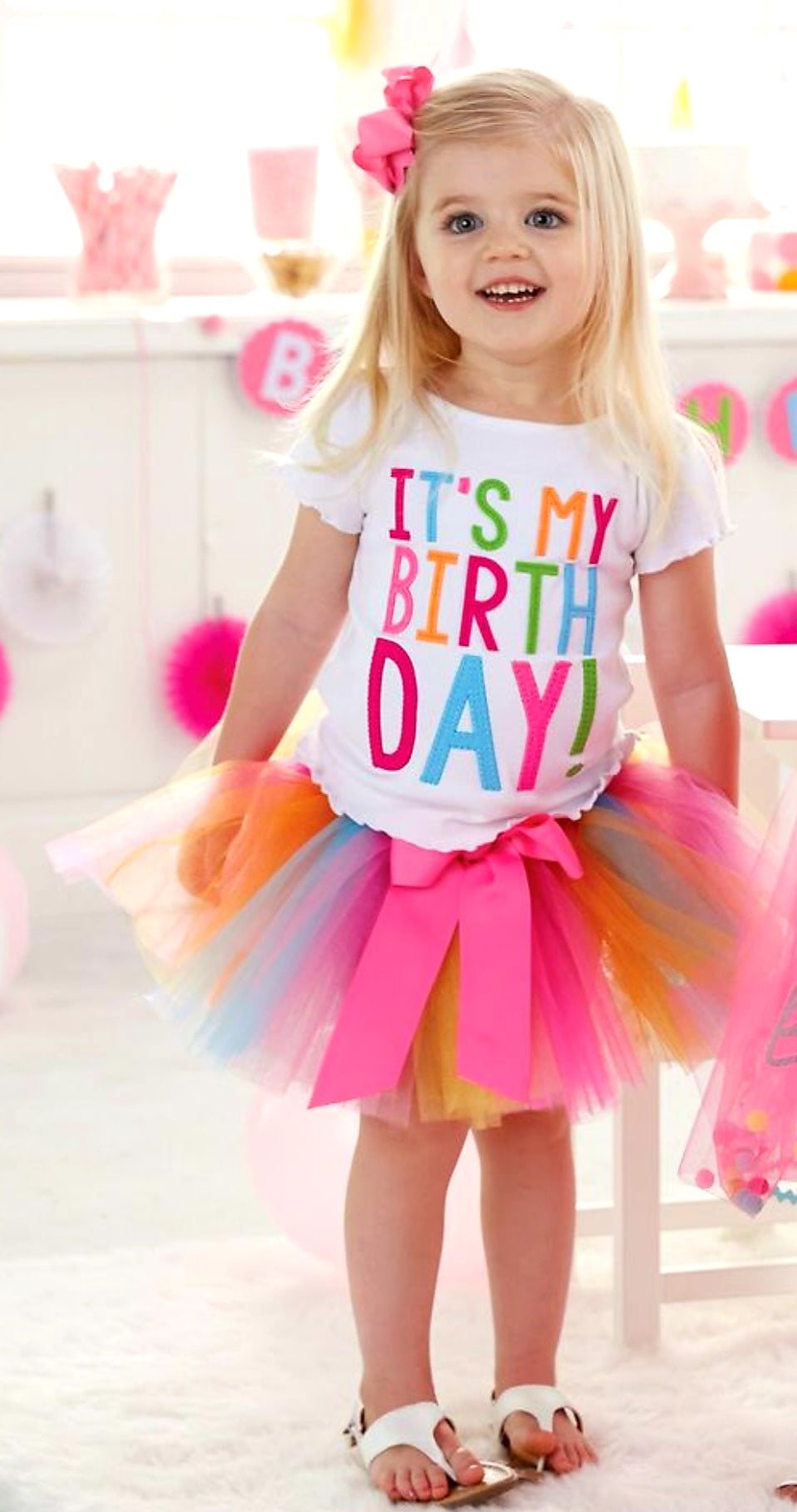It's My Birthday Romper with Tutu