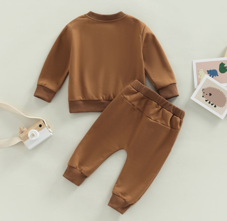 Toffee Gratitude Crewnek Tracksuit