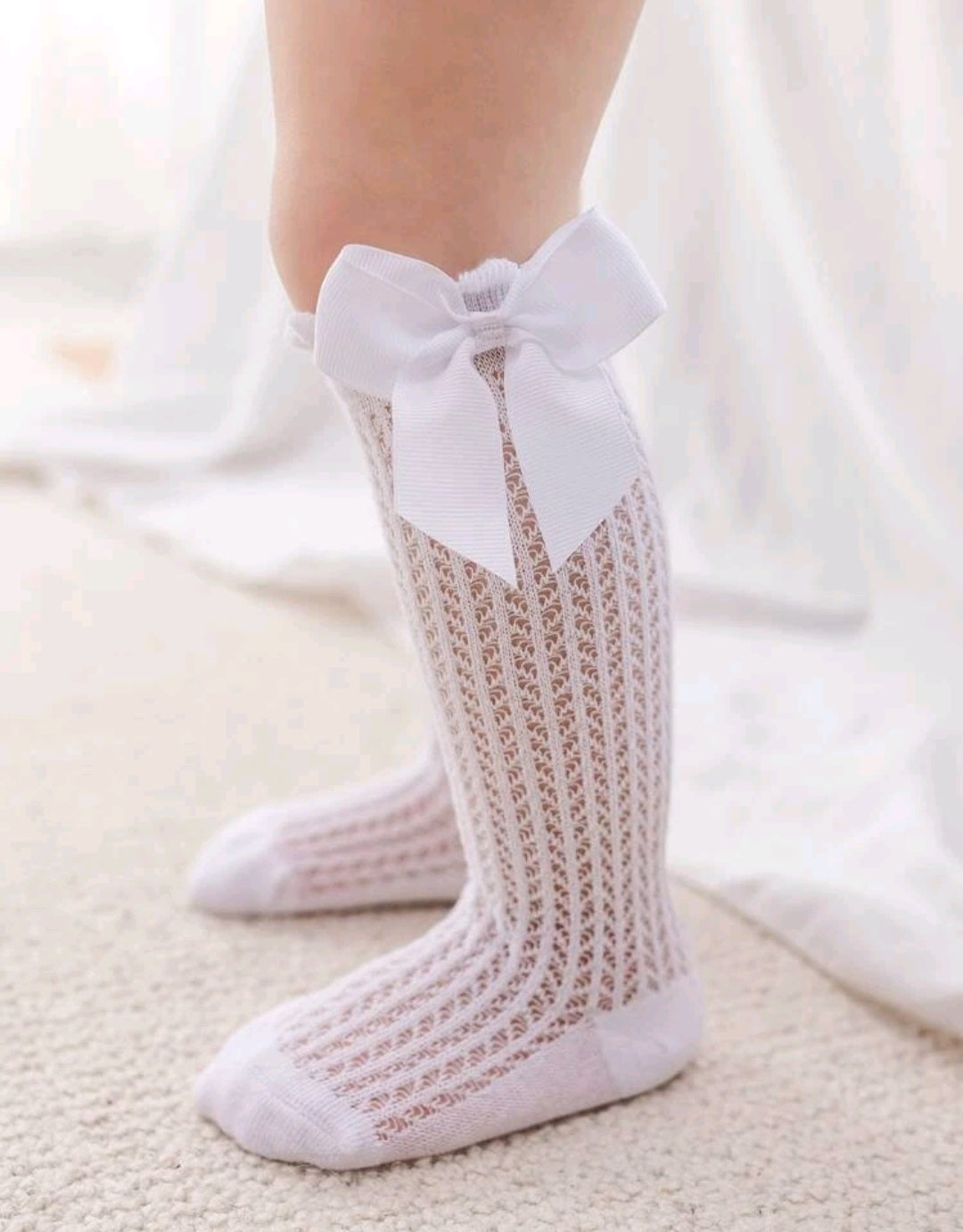 White Lace Socks