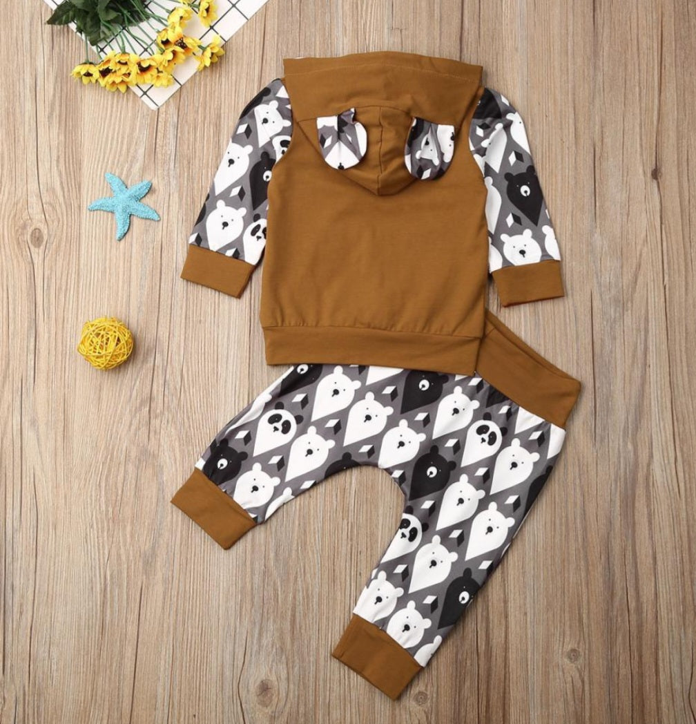Bear Hooded Tracksuit