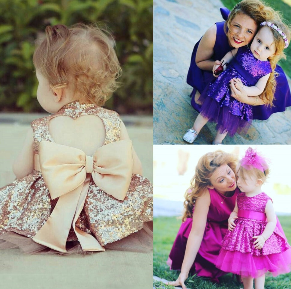 Pink Sequins Special Occasions Dress 1001034