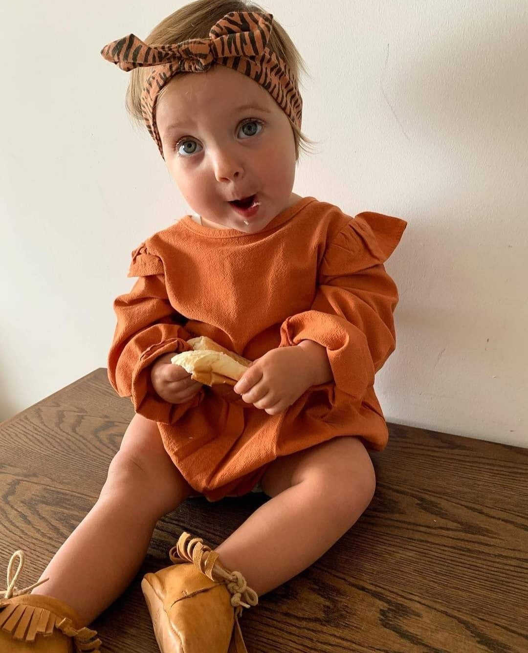 Pumpkin Spice Balloon Romper