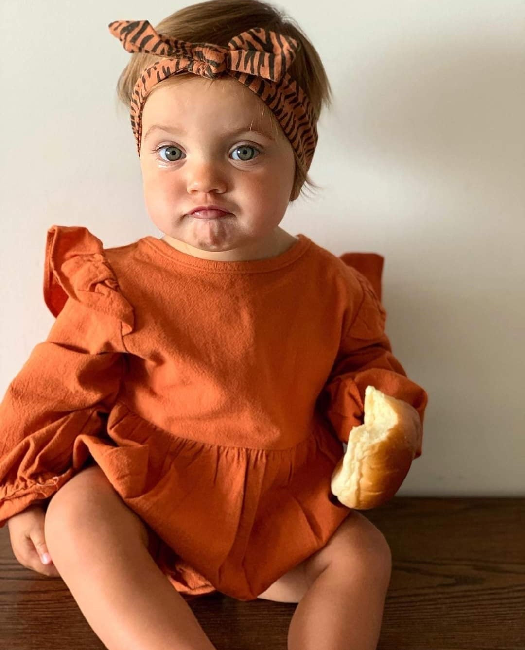 Pumpkin Spice Balloon Romper