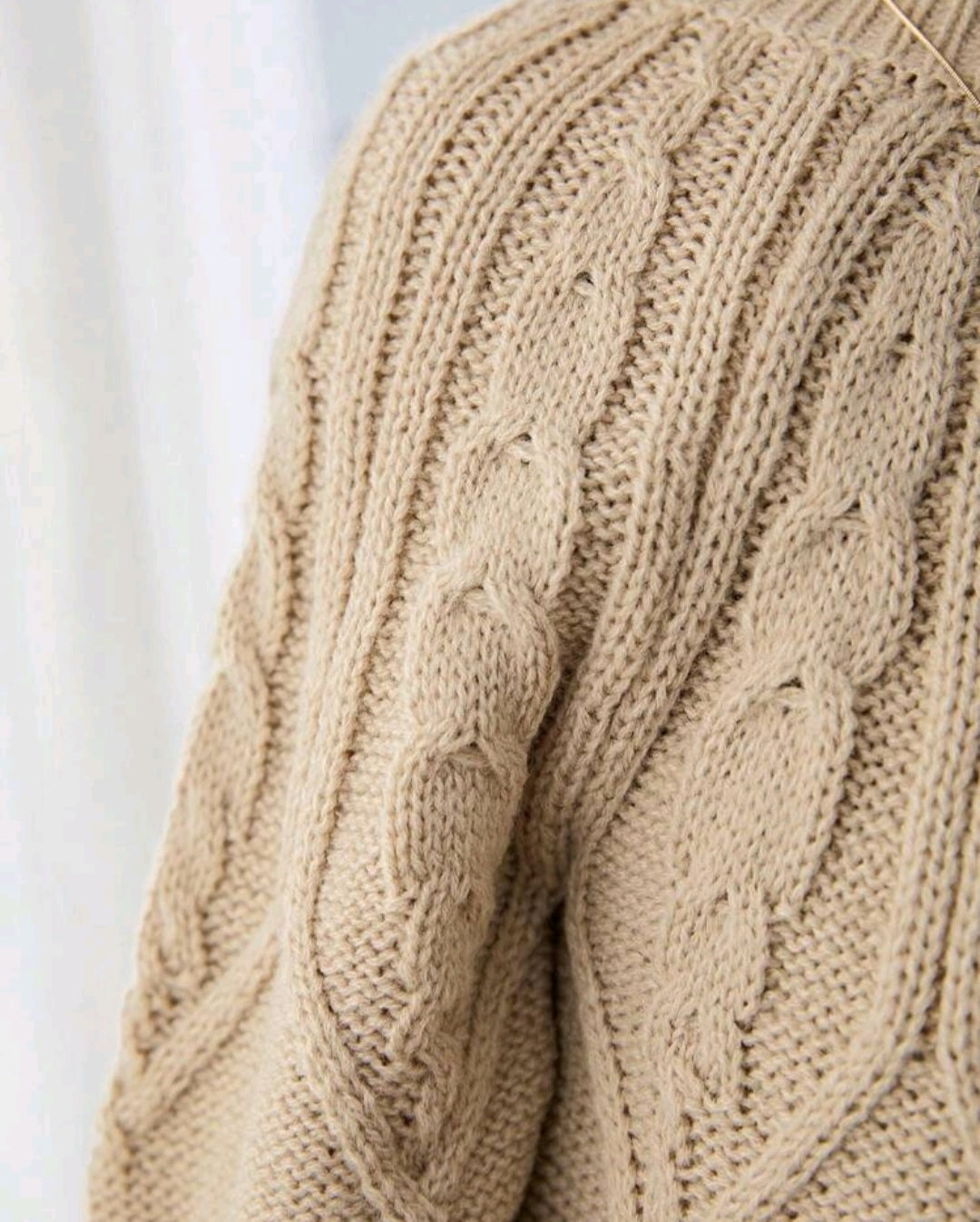 Beidge Crewnek Cable Knited Sweater Gender Neutral