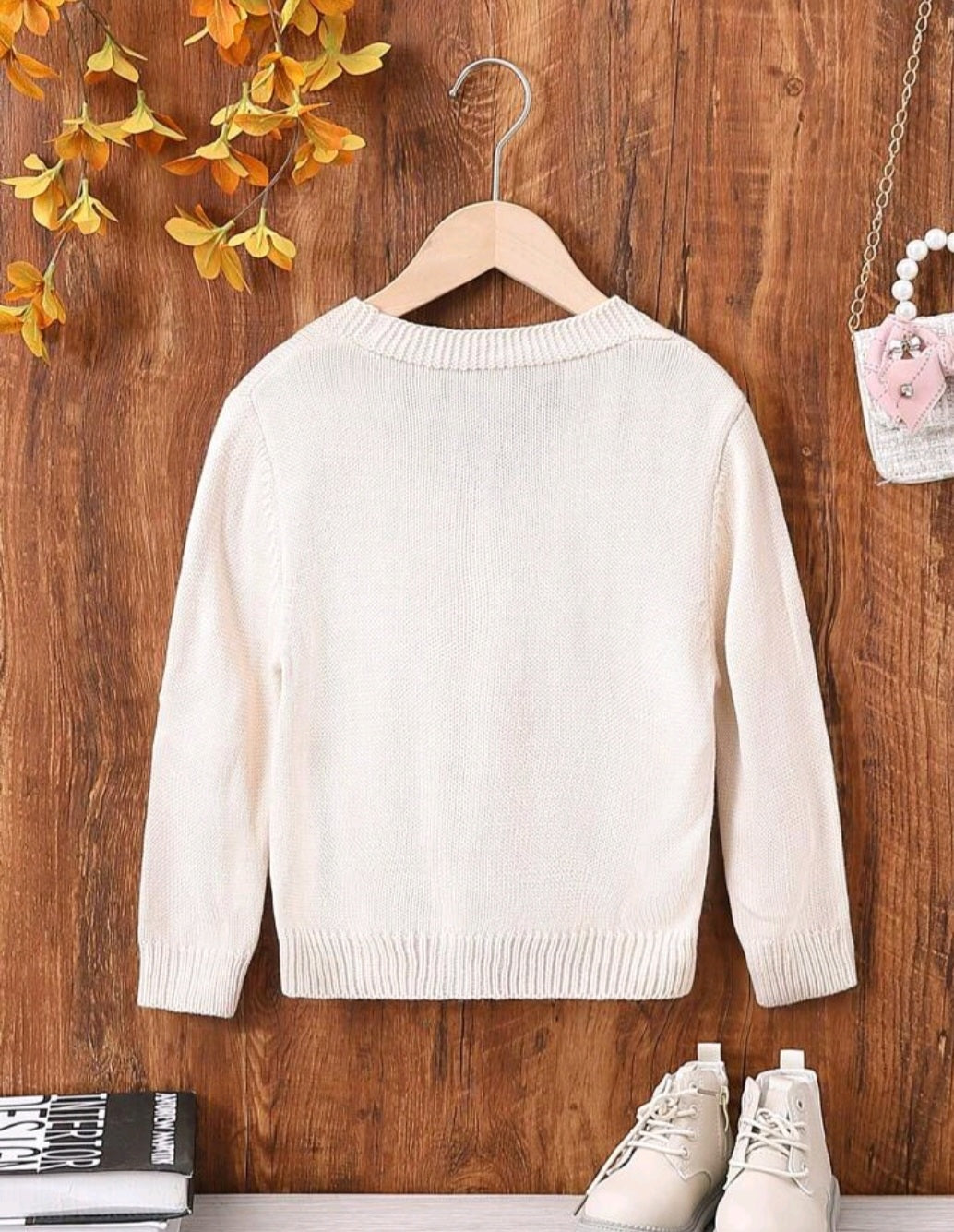 Champagne Floral Cardigan