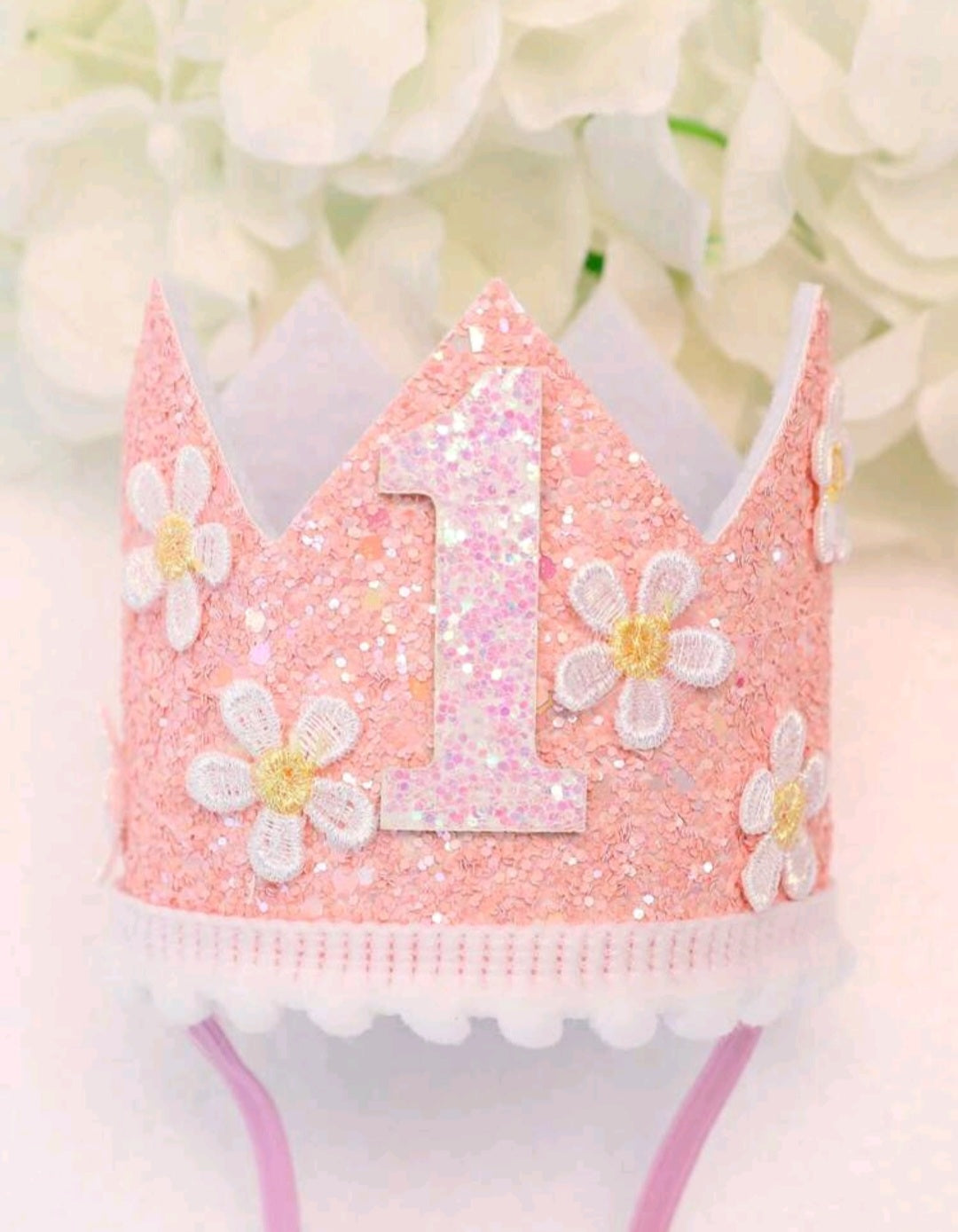 One Birthday Crown Daisy