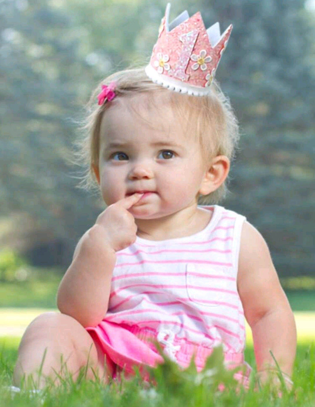 One Birthday Crown Daisy