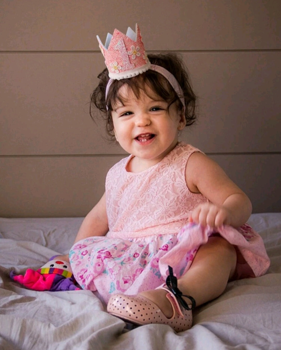 One Birthday Crown Daisy