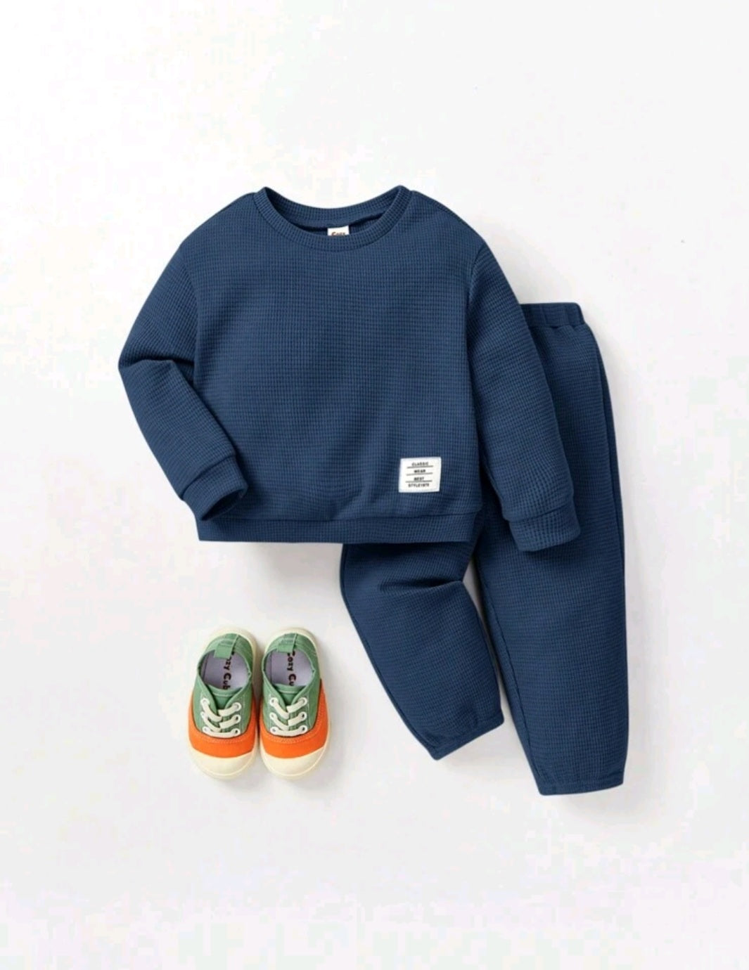 Navy Cotton, Gender Neutral Activewear
<!---->