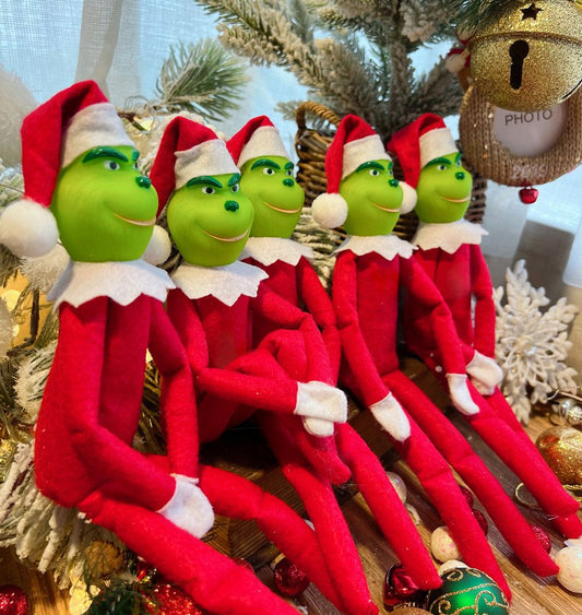 Grinch on the shelf