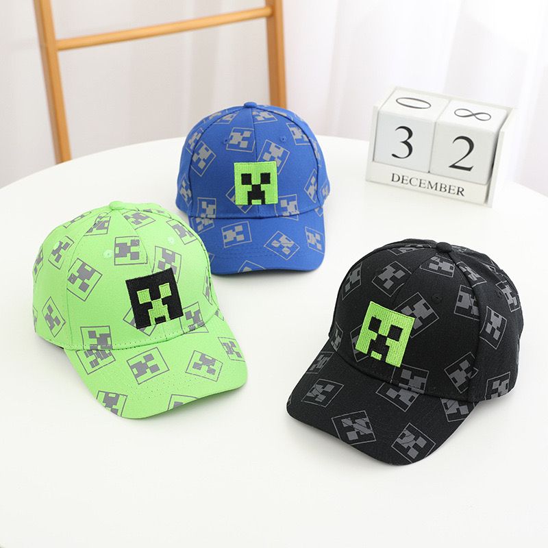 Minecraft Creeper Kids Cap