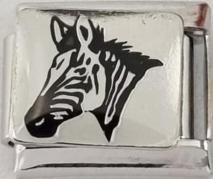 Zebra 9mm Charm