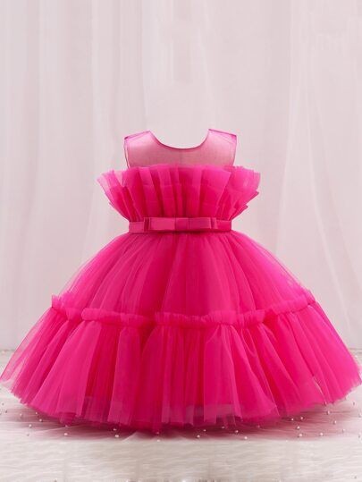 Cerise Pink Special Occasion Dress 1000841