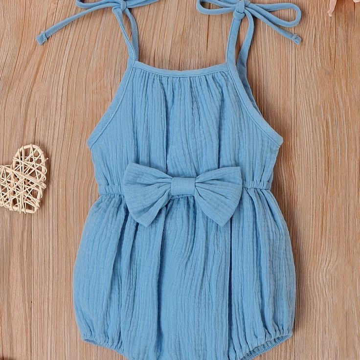 Blue Boho Romper