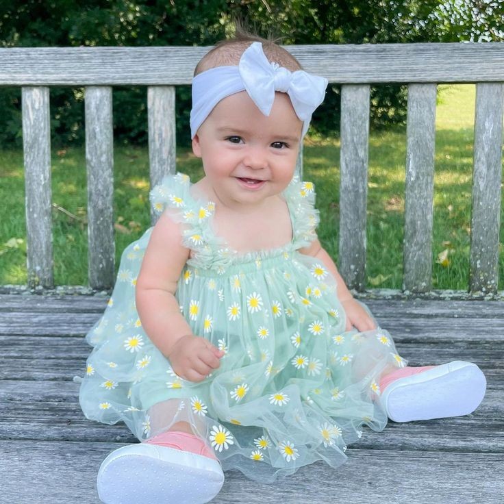Green Daisy Dress