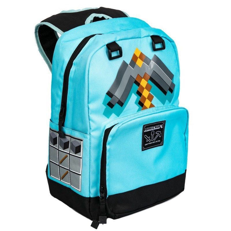 Minecraft Backpack Blue Sword