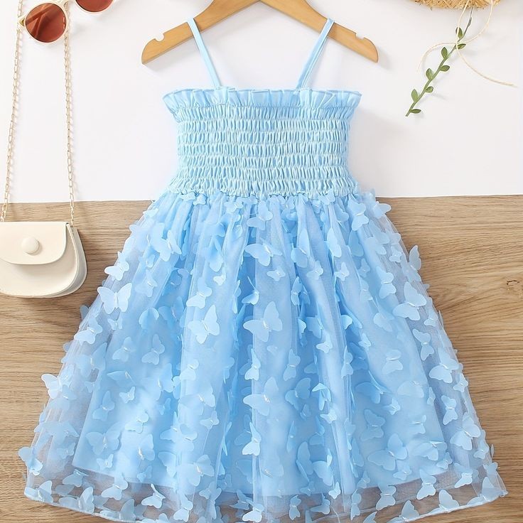 Blue Butterfly Dress