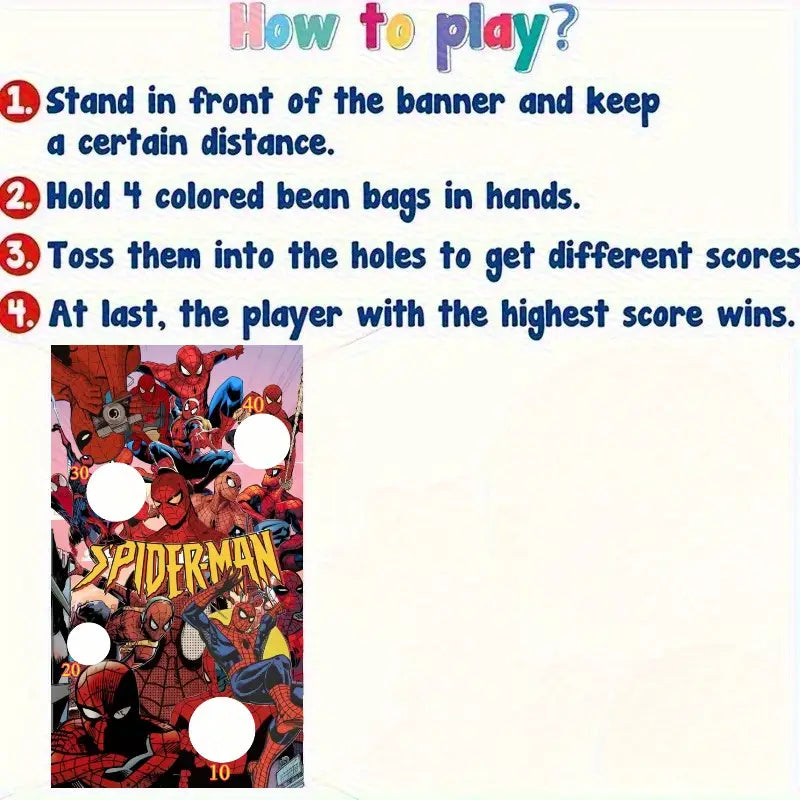 Spider Red Web-Themed Party In a Box 3-packages | Birthday Bash Box