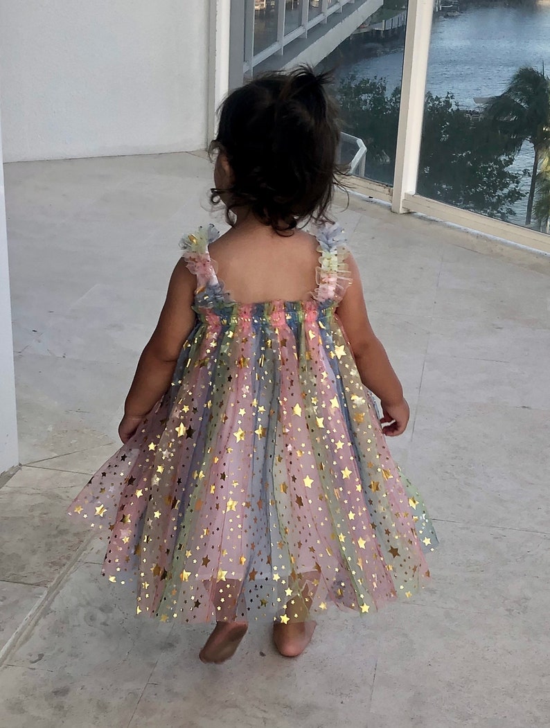 Rainbows and Stars Tulle Dress 1000415