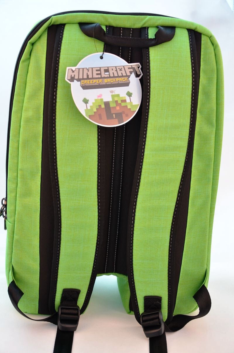 Minecraft Green Creeper Backpack