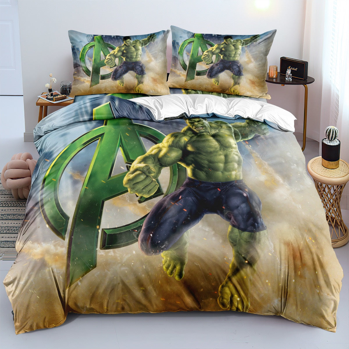 New Hulk Superhero Bedding