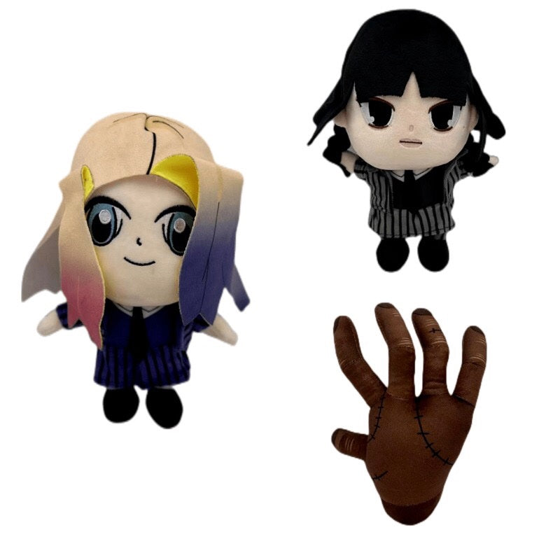 Wednesday Adams / Enid / Thing Plush Dolls