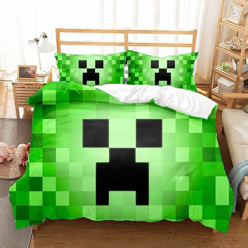Minecraft Creeper Minecraft Bed Blanket Minecraft Creeper Bedding