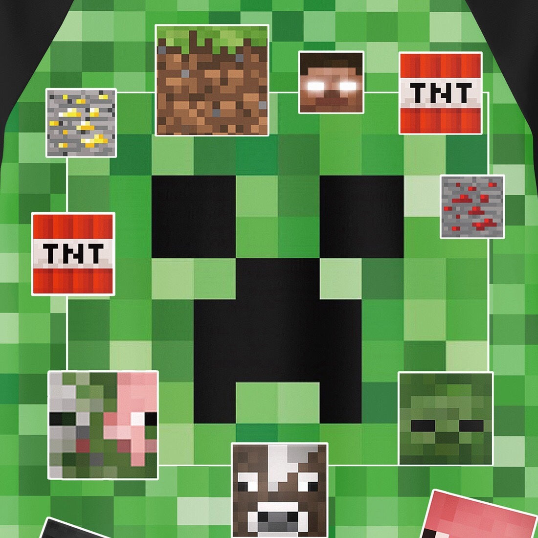 Minecraft Creeper Green 2-piece Summer set