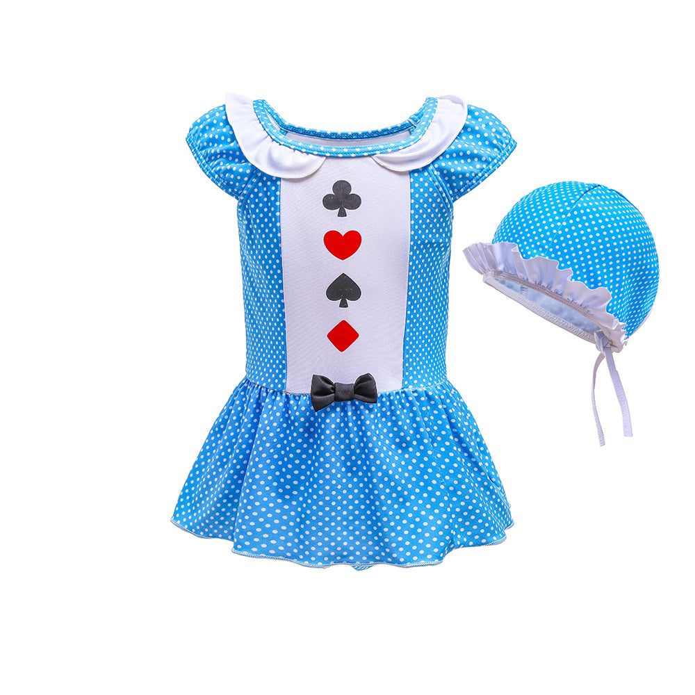 Alice in wonderland Swimsuit set