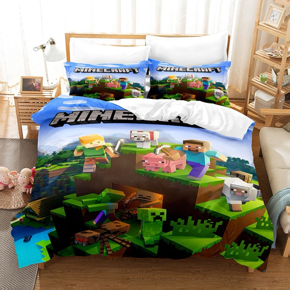 Minecraft bedding set