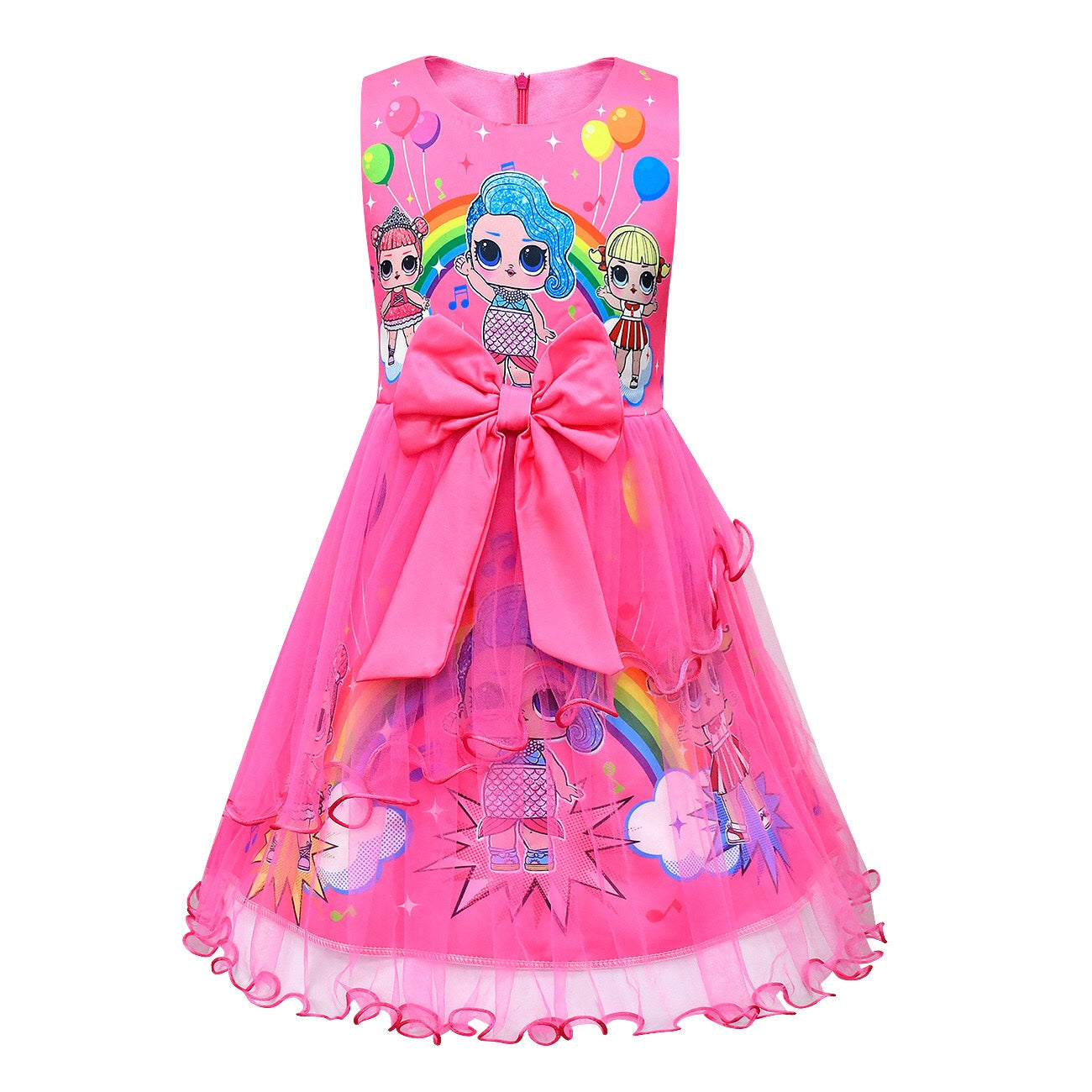 LOL Character Ruffle dress