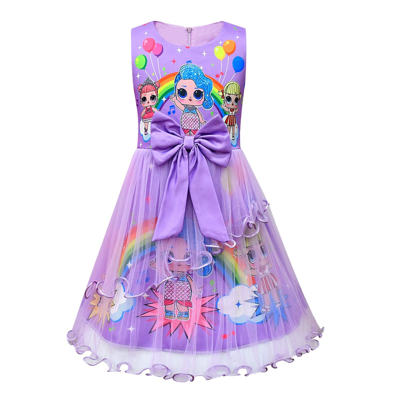 LOL Character Ruffle dress