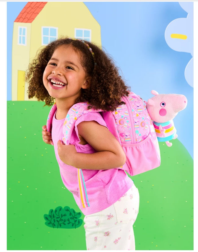 Peppa Detachable Plush Backpack