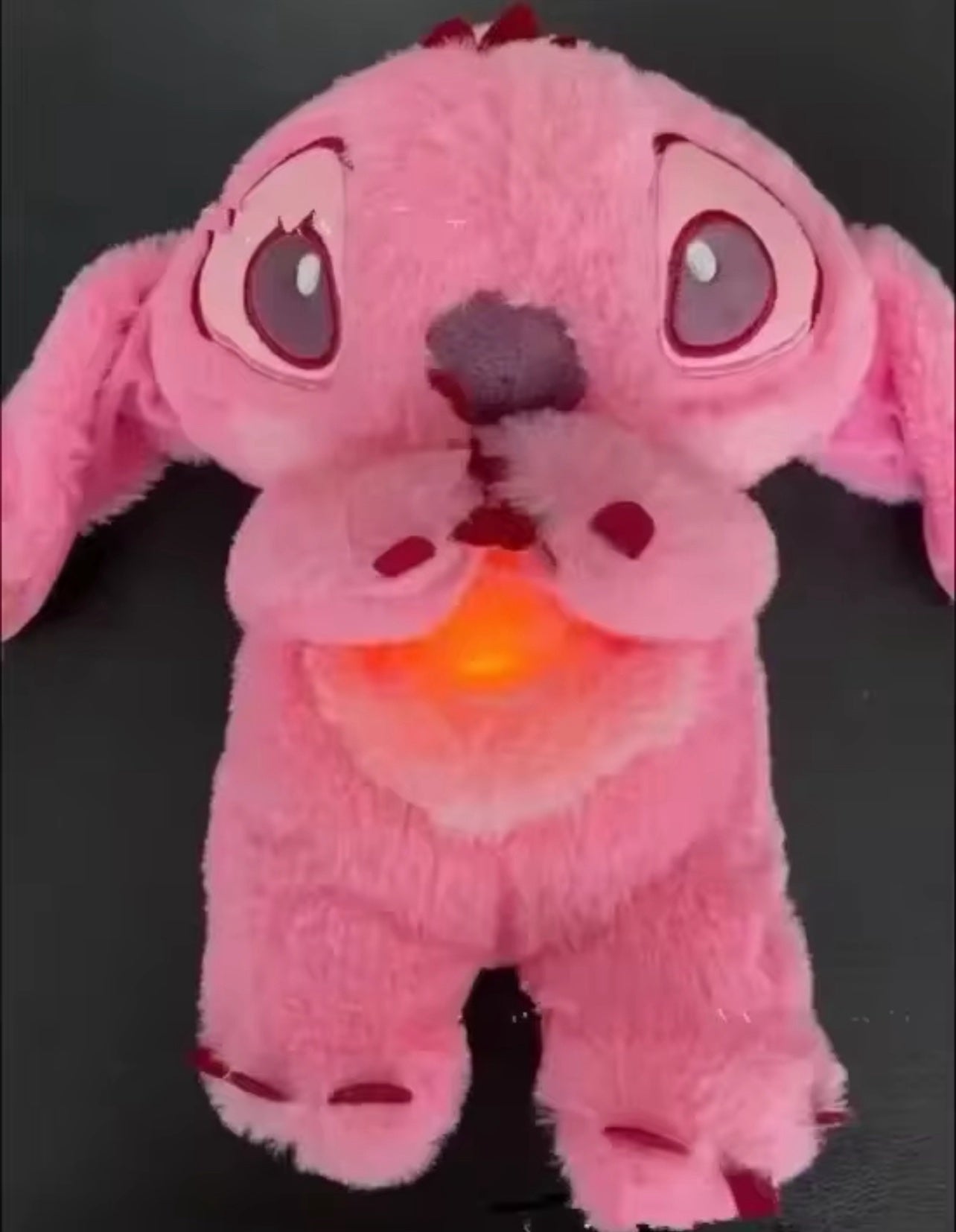 Stitch Breathing & Musical Plush Toy with Soothing Light