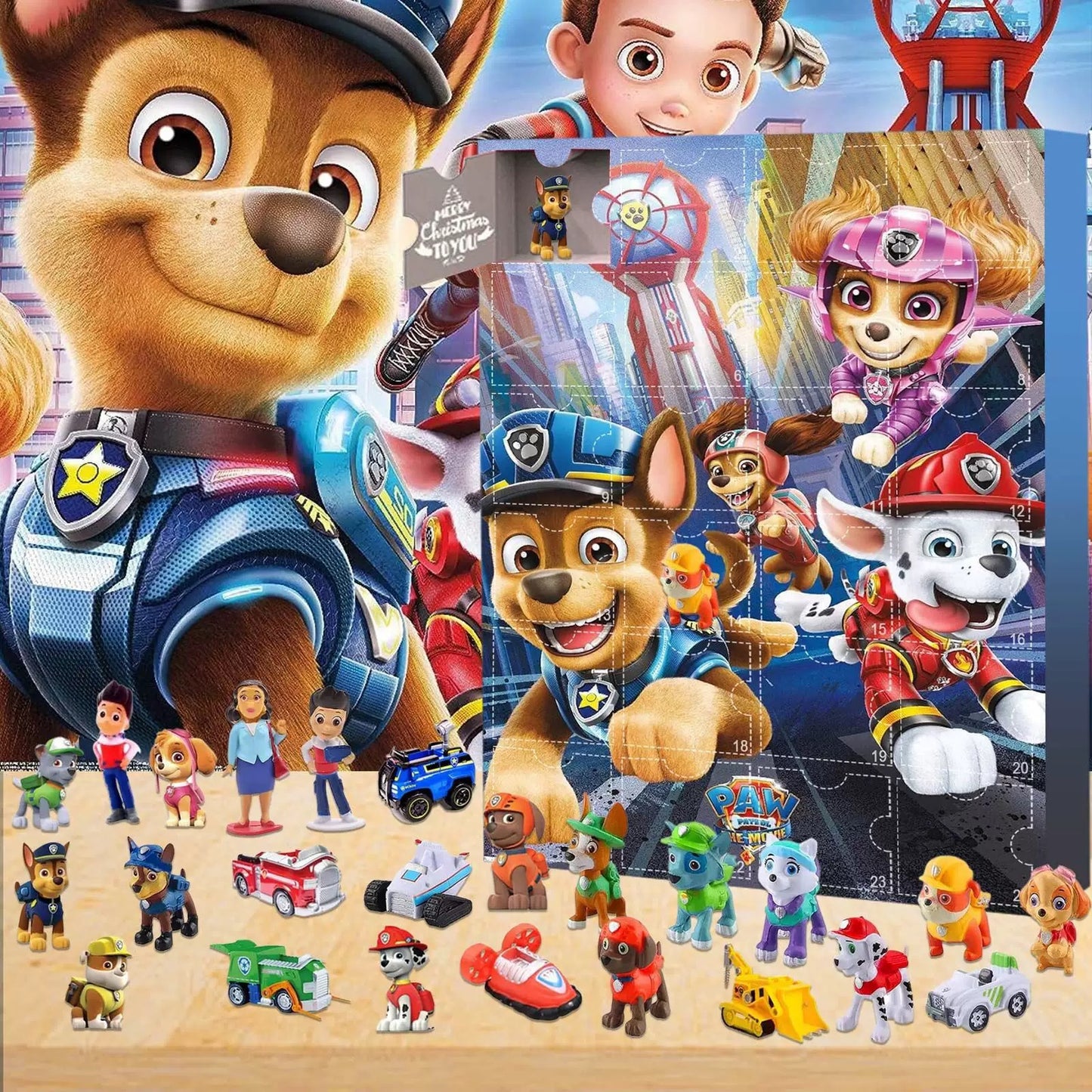 Paw Patrol Advent Christmas Countdown Calender