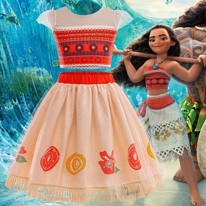 Princess Moana 2-Piece Outfit CGDboutique Princess Moana 2-Piece Outfit CGDboutique